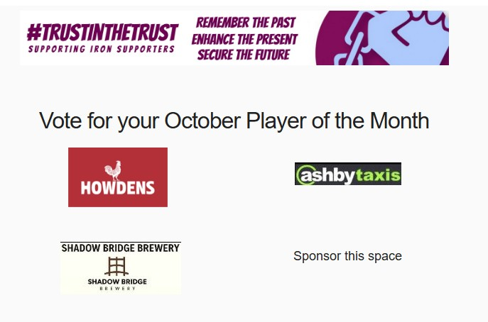 More sponsors for Trust Player of the Month